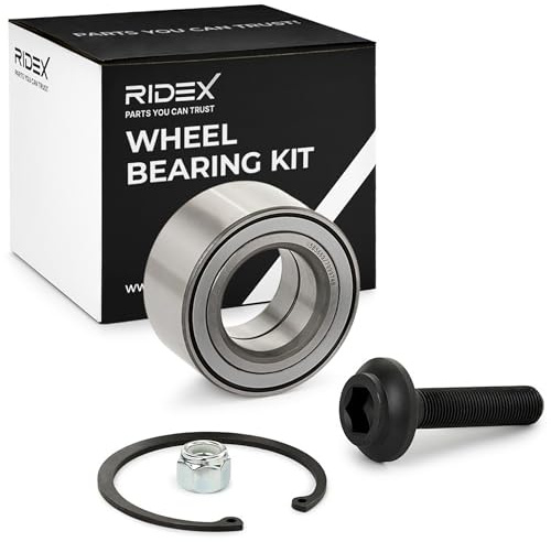 RIDEX 654W0028 Radlagersatz pro 1 Rad Vorne Kompatibel mit AUDI A4 Avant 8D5, B5 V03940001AP036 1001718 7M0498625