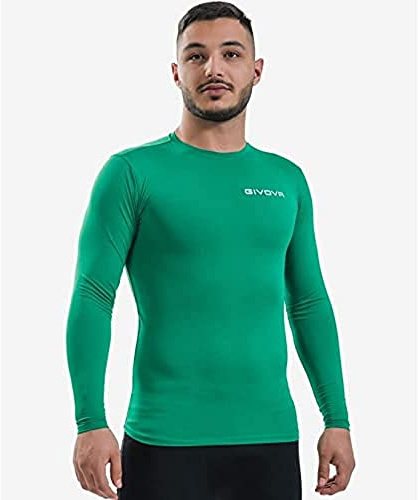 Givova, corpus 3 elastisches ärmel unterhemd m/l, grün, XL