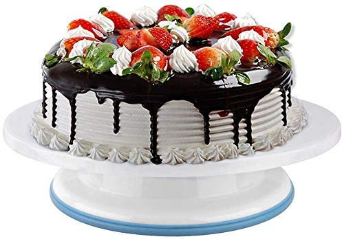 Giradischi Rotondi per Torta Alzata per Torta Piattaforma Girevole Strumento per La Decorazione di Panna da Cucina Fai-Da-Te