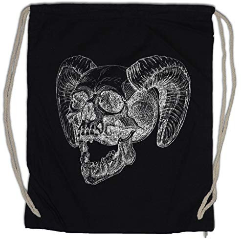 Urban Backwoods Horned Skull Turnbeutel Sporttasche