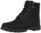 Timberland Linden Woods WP 6 Inch, Stivali alla Moda Donna, Black Nubuck, 38 EU Larga