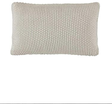 Marc O Polo Strick Dekokissen Plaid Nordic Knit Oatmeal Dekokissen 50x50 cm