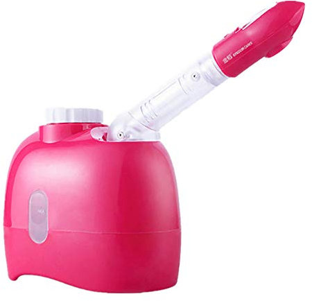 Nettoyeur vapeur visage visage pour pores sinus brume chaude spray hydratant maison sauna spa bonus kit tire-comédons rouge