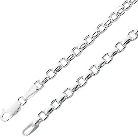 Ch.Abramowicz Erbskette 3,6mm Armband Silber 925 rhodiniert UNO A ERRE 70