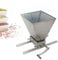 2 Rollers Malt Mill Grain Mill Homebrew Barley Breaker Stainless Steel Beer Brewing Machine House Brewing for Grain Corn Barley with 2 Aluminium Bars