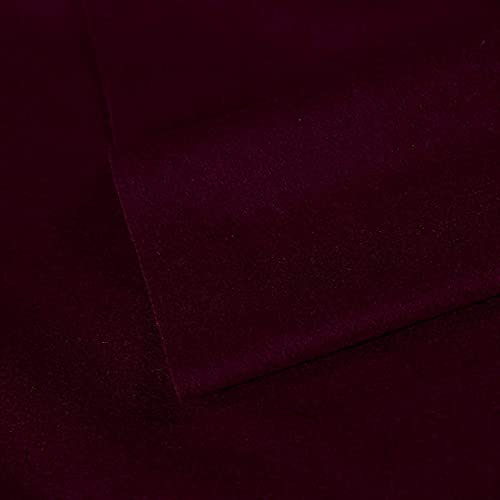 GXBCS Billardtischdecke Billardtuch Billardtuch Billardtisch Filz für Größe 6, 7 oder 8 Fuß Farbe Dunkelrot 1025(Size:UK 6' Table)