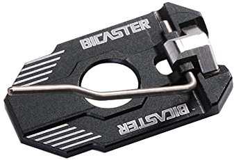 BICASTER Pfeilauflage, beidhändig tragbar, Aluminium, magnetisch, verstellbar, Schwarz