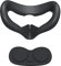 SUPERUS Silicone Face Cover Actualisé avec Protection Lentille pour Oculus/Meta Quest 2, Accessoires VR Nettoyables Anti-Fuite de Lumière pour Garder Votre Casque VR sans Sueur et Hygiénique (Noir)