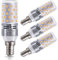 DiCUNO E14 LED Mais Glühbirne 8W, 4000K Neutralweiß, entspricht zu 100W Glühbirne, 1000LM LED Maiskolben E14, CRI 85, nicht Dimmbar, kleine Edison Schraube für Kronleuchter, Designerlampe, 4er Set
