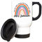 Getagift Personalised Teachers Mug, Rainbow Mug Gift Silver/White Insulated 14oz Travel Tea/Coffee Mug. (White)