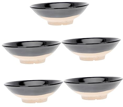 POPETPOP 5 Piezas Cuenco De Vino De Arcilla Pasta De Terracota Cuencos De Vino Frutero De Terracota Platos De Salsa De Soja Contenedores De Salsa Plato De Frutas Anticuado Loza De Barro