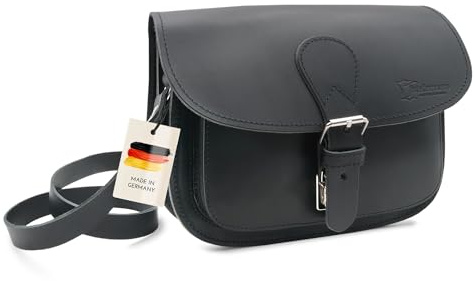 Thielemann Handtasche Damen San Francisco Made in Germany, aus extra starkem Leder Tasche zum Umhängen, Crossbody Bag Frauen, Umhängetasche Vintage