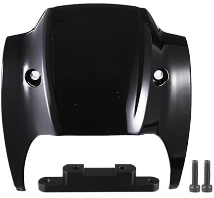 Motorrad Spoiler Für V-Rod Für V Rod Für Night Für Rod 2012-2017 Schwarz Scheinwerfer Scheinwerfer Verkleidung Abdeckung Motorrad Verkleidung (Color : 2002-2011Gloss Black)