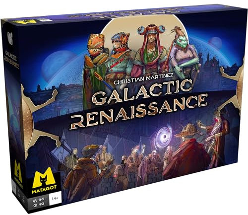 Matagot MATSGAL1 Galactic Renaissance Board Game, 2-4 Players, from 14 Years
