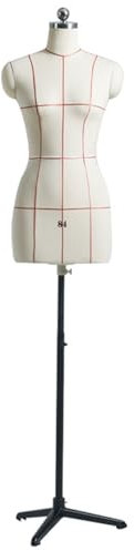 WNYAILLL Schneiderpuppe Damenbüste Weiblich, Schneiderpuppe Torso Höhenverstellbar mit Sockel aus Metall, Schneiderbüste Büste Torso für Bekleidungsgeschäft(L)