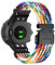 Geflochten Armband Kompatibel mit Garmin Forerunner 45S/45 Band, Sport Elastisches Nylon Ersatzarmband mit Verstellbarer Metall Verschluss Armbänder für Garmin Forerunner 45S/45 für Damen Herren (19)