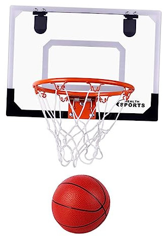 PHENOFICE Hängender Basketballkorb Für Indoor Basketball Hoop Set Mit Transparentem Brett Wandmontage Für Kleinkinder Basketballspielzeug Für Drinnen Und Draußen Ideal Für Junge