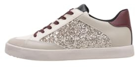 Geox Damen D BLOMIEE Sneaker, Beige, 37 EU