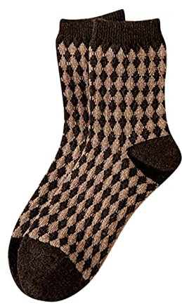 Damen Winter Herbst und Winter Mid Tube verdickte warme Strümpfe Ananas Sicks, e, Einheitsgröße