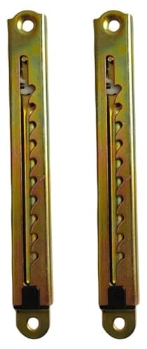 2 Stücke Einstellbare Hebestange Scharniere, 10 Gang Farbiges Zink Hebebügel Hardware Scharnier für Massage Couch Betten Schreibtisch Klappen Tische (Modell A)