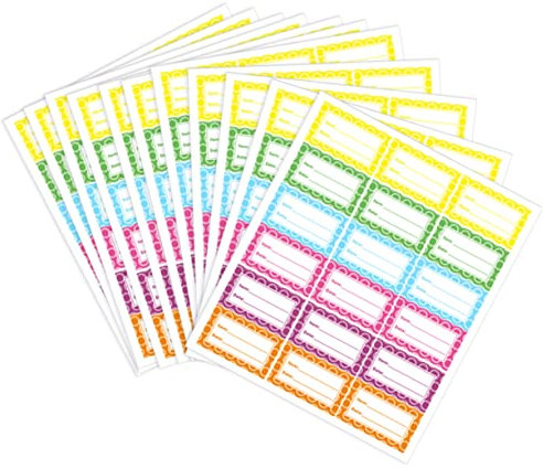 COOPHYA 360piezas Etiquetas De Fecha Para Alimentos Pegatinas Grabables Para Congelador Etiquetas Impermeables