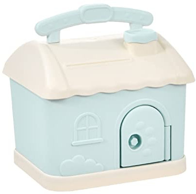 Fictory Sparschwein mit Cartoon-Haus-Motiv, 3D-Aufkleber, DIY-Spardose für Kinder und Erwachsene