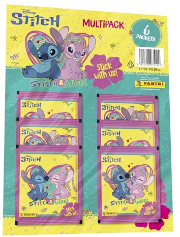 Stitch & Angel Stick with Us Aufkleber-Kollektion, Multipack