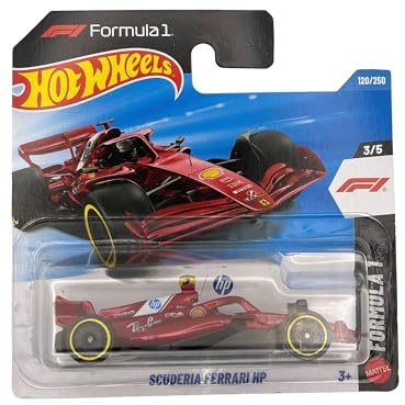 Hot Wheels Scuderia Ferrari Formula 1 Team - Formula 1-3/5 - JJJ78 - Short Card - F1 Auto da corsa - Mattel 2026 (120/250) - Formula 1-1:64