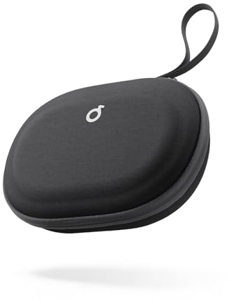 Headphone Case Hard for Soundcore Anker Q20 Q20i Q30 Space One Space 2 | Fits JBL Tune 520BT/510BT/500BT/720BT/Bose Foldable Over-Ear Headphones, Super-Slim Portable Travel Organizer Bag