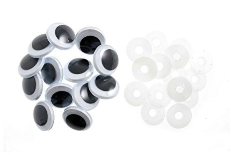Craft Factory Safety Goo Goo Eyes 20mm Pack of 100