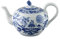 Hutschenreuther 02001-720002-14230 Zwiebelmuster Teekanne 6 Personen, 1,00 L, blau