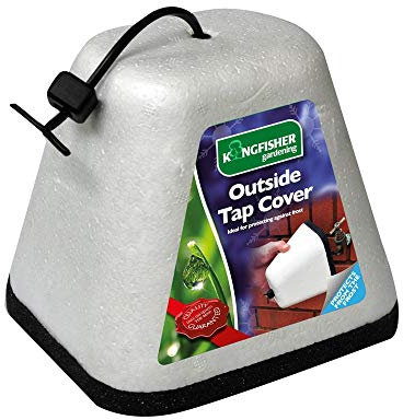 Outside Tap Cover Insulator Against Freezing - Polystyrene + PVC Shell