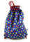 bettina bruder - Turnbeutel Sportbeutel Wäschesack Frösche blau bunt - innen Punkte rot weiß - ca. 28 cm x 39 cm