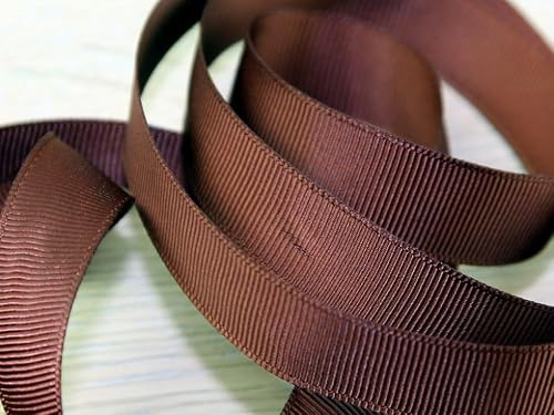 Prym Grosgrain Ribbon 16 mm Brown, 100% polyester