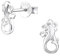 Laimons Damen-Ohrstecker Mädchen-schmuck Eidechse Salamander glanz Sterling Silber 925
