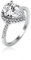 Uloveido 925 Sterling Silber Labor Erstellt Diamantringe, Zirkonia Teardrop Promise Ring für ihre April Birthstone Ringe für Damen Größe 59 (18.8) JZ116