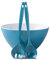 Zeal G217ASET Salad Bowl and Server Set, Aqua