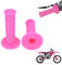 Manopole per manubri universali da 22 mm 7/8 manubrio in gomma antiscivolo manubrio in gomma per manubrio Scooter - 2Pc (rosa)