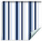 Muralo Fototapete Streifen 1000 x 53 cm Vliestapete Wand Tapete Weiß-Blau Vertikale Streifen 3D Optik Wohnzimmer Schlafzimmer Moderne Wandbilder XXL Easyinstall Wand Dekoration