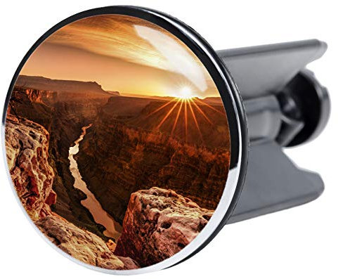 Sanilo Waschbeckenstöpsel, viele schöne Stöpsel für das Waschbecken zur Auswahl, universal mit Motiv (Grand Canyon)