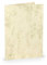 PAPERADO 10 Faltkarten DIN A5 - Chamois Marmora Marmoriert Marmor-Beige - 220 g/m² - 14,8 x 21 cm - Blanko Doppelkarten Klappkarten Einladungskarten