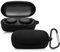 kwmobile Case Compatible with Sony WF-XB700 True Wireless Case - Silicone Cover Holder for Earbuds - Black