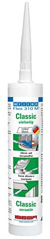 WEICON Flex 310 M Classic - Sigillante Monocomponente Adesivo Plastico Bianco