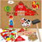 alles-meine.de GmbH XL Set - Hammerspiel - 178 Teile - Modellwahl - Bauernhof & Tiere/für Kinder - Klopfspiel Nagelspiel - Hämmerchenspiel - Nagel Hammer Holz bunt - Hämmerchen..