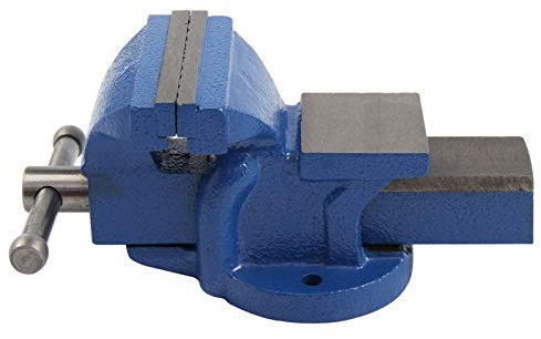 Youyijia Table Vice 4 Heavy Duty Bench Vice with 360 Degrees Swiveling Base Cast Iron Workshop Vise Swivel Workshop Bench Vice Clamp for Workshop Factory Tool Material Clamping Fixing (4-inch)