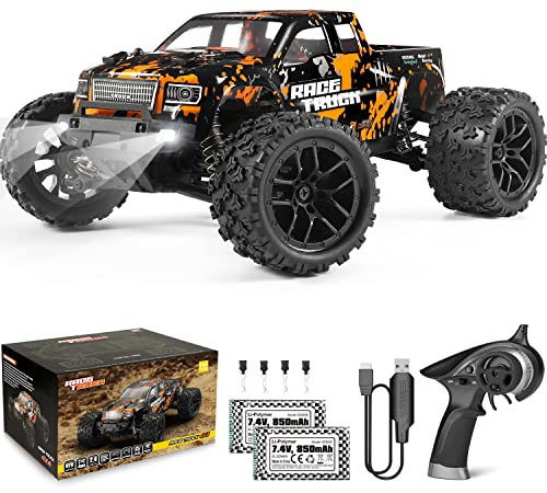 HAIBOXING Ferngesteuertes Auto 4WD RC Auto 36 km/h Hochgeschwindigkeits 1/18 Monstertruck 2.4GHz All Terrain Wasserdicht Rennauto Geländewagen, Crawler Spielzeug Geschenk für Kinder Erwachsene