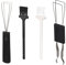 Savita 2 Stück keycap Remover keycaps Puller Switch Puller Tastaturabzieher Tastatur Tasten entferner Tastenkappe Abzieher Edelstahl mit 2 Stück Tastaturbürste Muss Werkzeug Haben für Tastatur Sauber