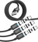 Kuulaa Câble de charge magnétique 3 en 1 - En nylon tressé - Avec LED Light Magnetic - Pour appareils Micro USB de type C et iProducts (1M, Noir) (1M+2M+2M)