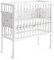 VitaliSpa Beistellbett Sophie, Stubenbett, Weiß, 40 x 90 cm 2 Seitenschienen