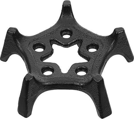 IMIKEYA Eisen- Untersetzer- Teekannen- St?nder Tee- Topf- Halter- St?nder- Japanischer Wasserkocher- Eisen- Untersetzer Japanischer Eisen- Tee- Kessel Pentagram- Stand